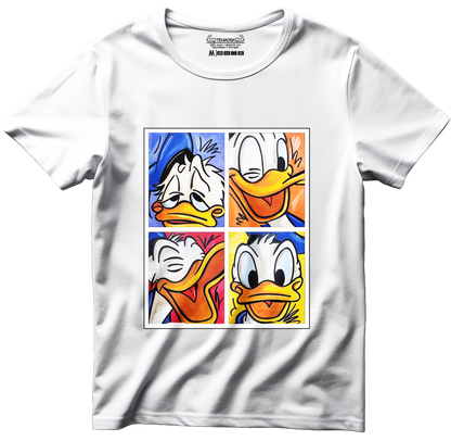 Тениска с щампа на Donald Duck Collage, 100% памук, произведена в България