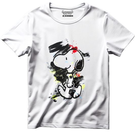 Тениска с щампа на Snoopy, 100% памук, произведена в България