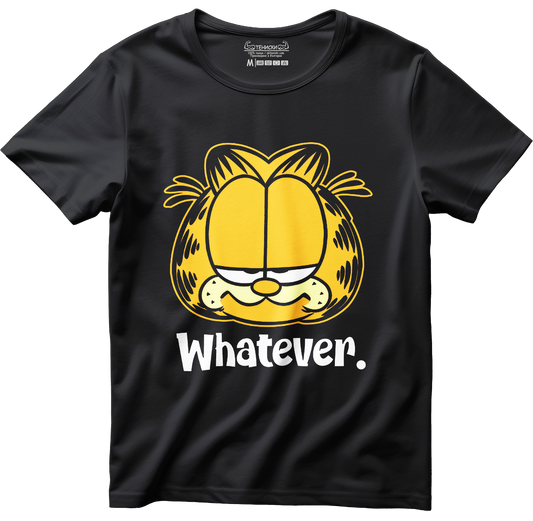 Тениска с щампа на Garfield Whatever, 100% памук, произведена в България