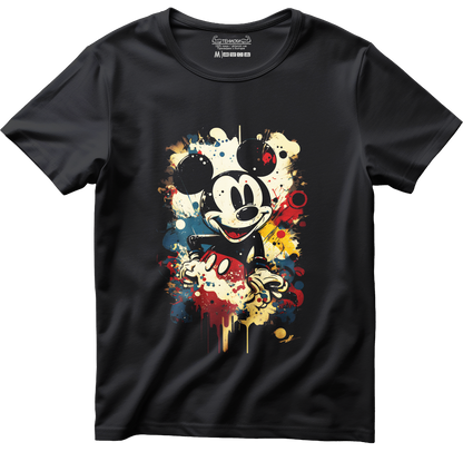 Тениска с щампа на Mickey Mouse Colors, 100% памук, произведена в България